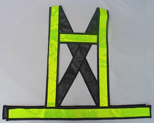 alt="imagem de colete refletivo modelo HX amarelo fluorescente"