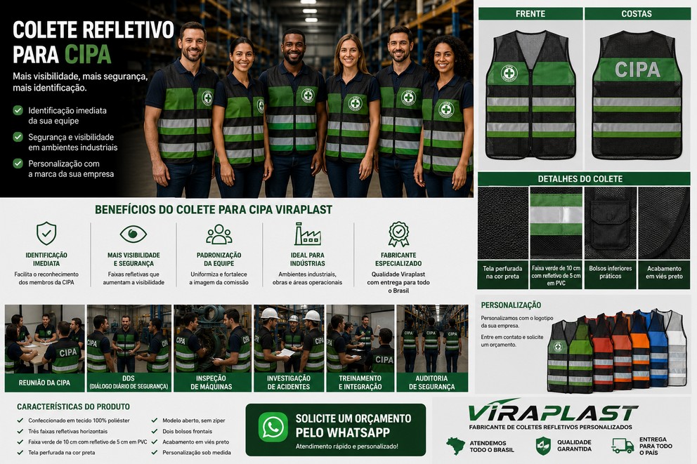 Coletes Refletivos da CIPA