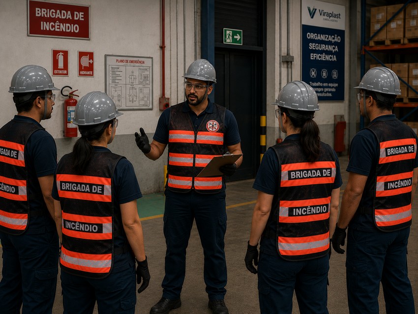 Colete Refletivo Brigada de Incendio