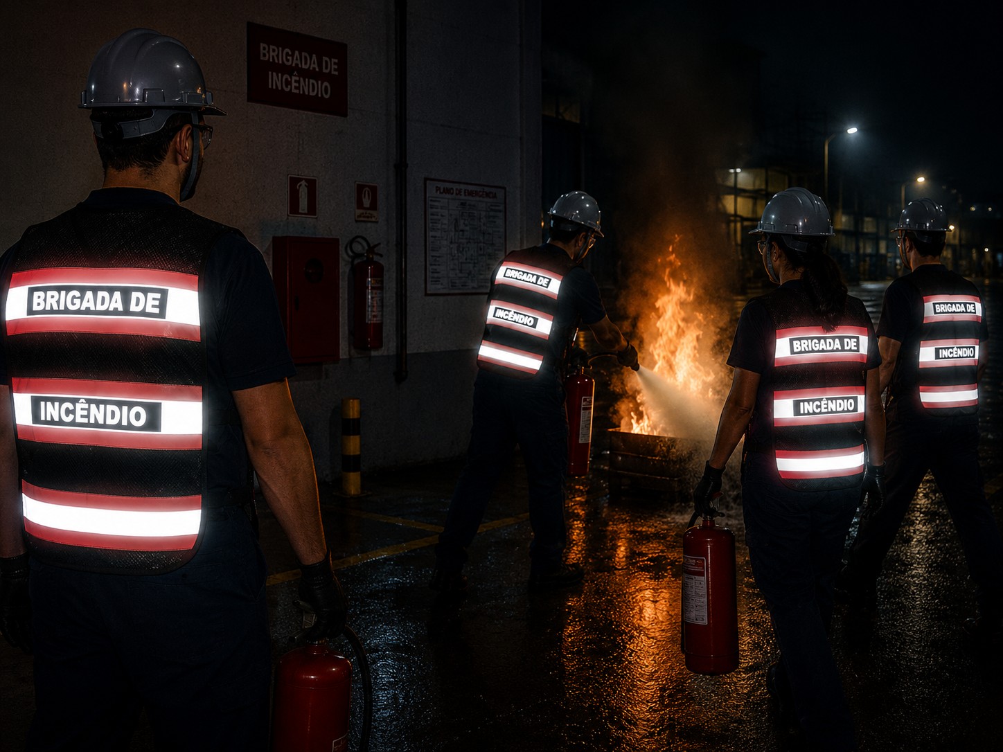 Colete Refletivo Brigada de Incendio