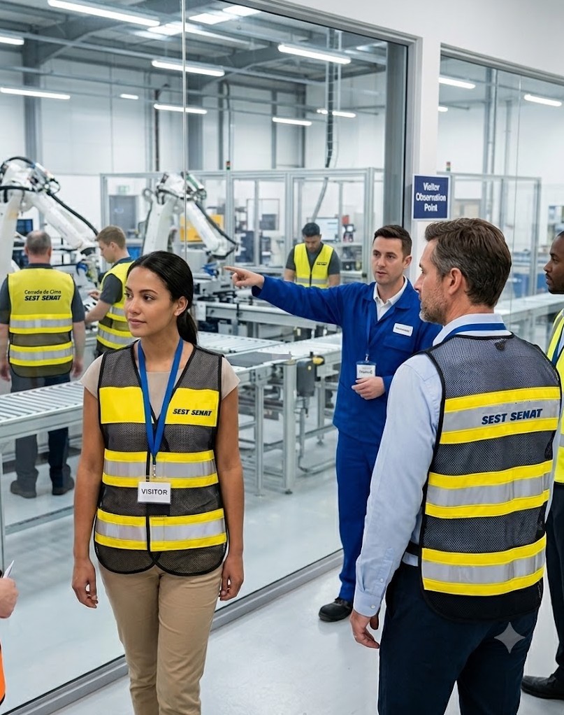 Colete Refletivo Viraplast cor Amarela