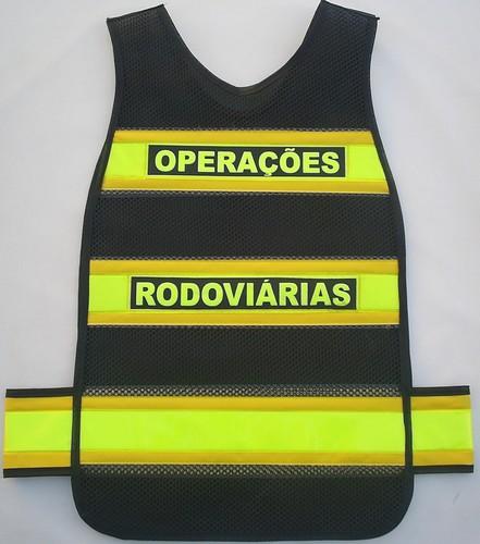Colete Refletivo tipo Manta cor Amarelo-Fluorescente