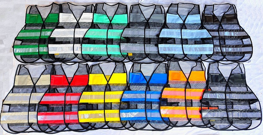 Coletes Refletivos Coloridos