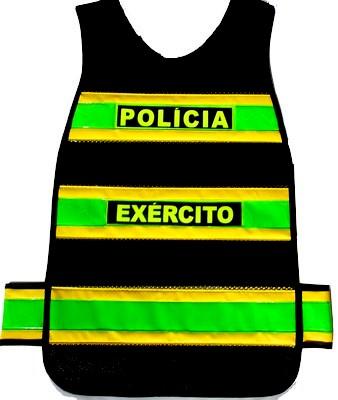 alt="Coletes Refletivos da Polícia do Exército"