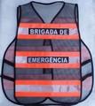 imagem de colete refletivo da brigada de emergencia