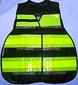 colete refletivo amarelo fluorescente