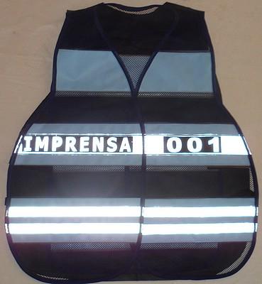 coletes refletivos para profissionais da imprensa