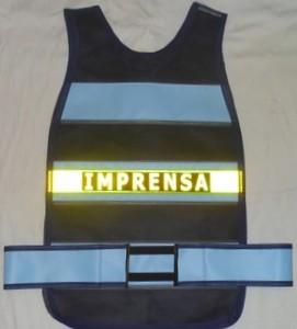 coletes refletivos para profissionais da imprensa