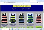 Galeria de imagens de coletes refletivos tipo Manta