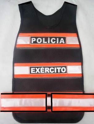 Colete Refletivo tipo Manta Laranja da P.E.